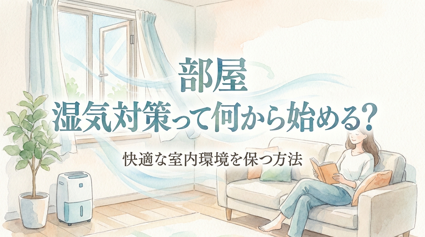 部屋 湿気対策って何から始める?快適な室内環境を保つ方法
