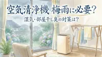 空気清浄機 梅雨に必要？湿気・部屋干し臭の対策は？