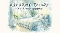 寝室の湿気対策、夏こそ本気で！カビ・ダニを防ぐ快適睡眠術