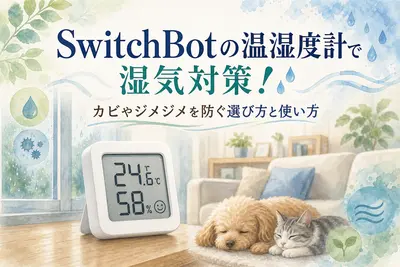 SwitchBotの温湿度計で湿気対策！カビやジメジメを防ぐ選び方と使い方