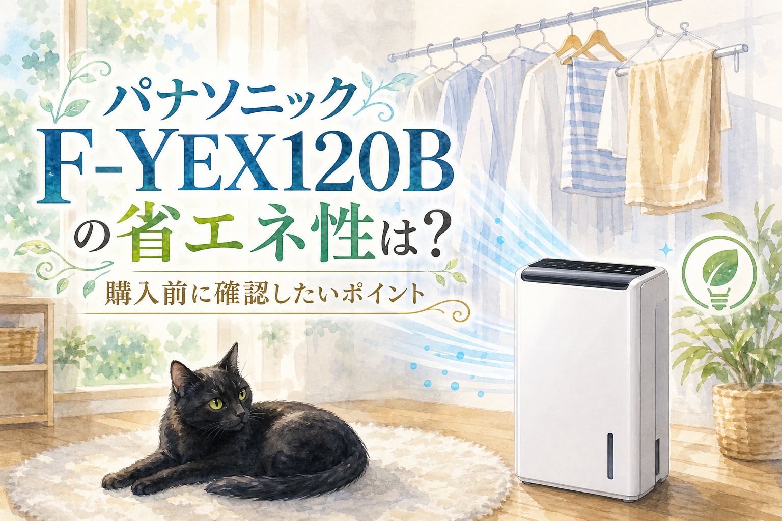 パナソニックF-YEX120Bの省エネ性は?購入前に確認したいポイント