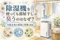 除湿機を使っても部屋干しが臭うのはなぜ？生乾き臭の原因と対策を解説