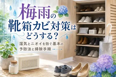 梅雨の靴箱カビ対策はどうする？湿気とニオイを防ぐ基本の予防法と掃除手順
